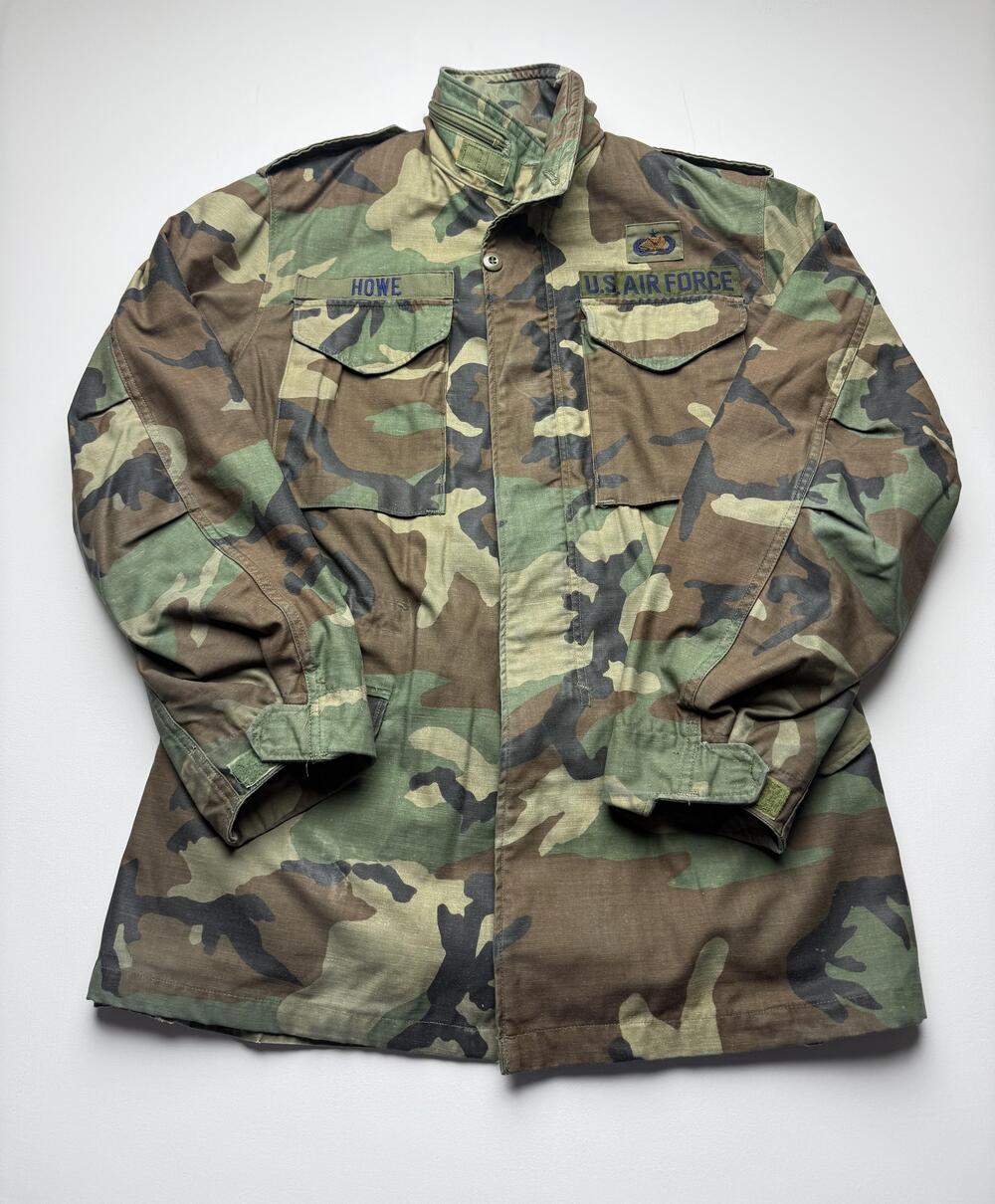 Vintage Golden Mfg Co Jacket Mens Small L Camo Military USAF Field Cold Weather